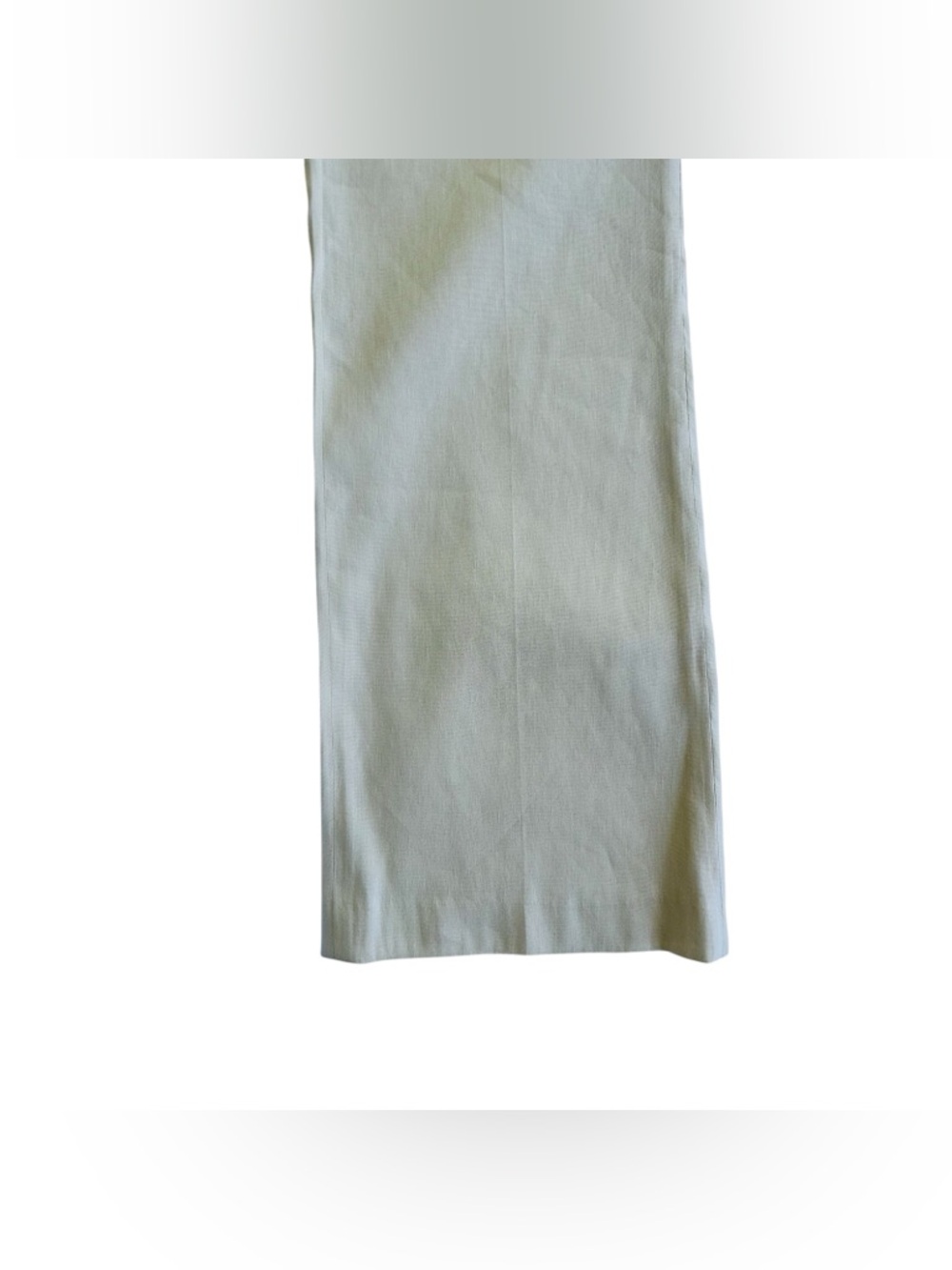 ANTONIO MELANI Kendall Beige Linen Blend Flare Leg Slacks Pants Sz 12 Large NWT - Picture 6 of 12